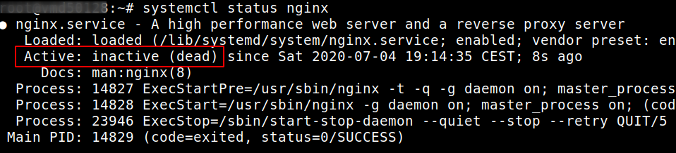 Nginx not running example