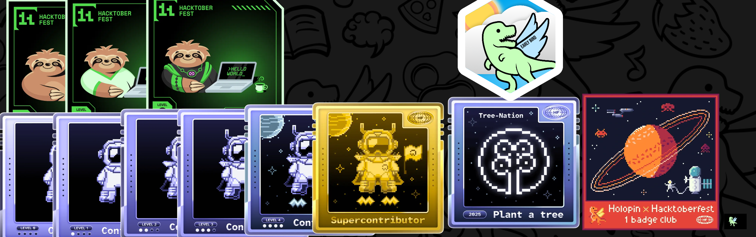 An image of @abhilash0322's Holopin badges, which is a link to view their full Holopin profile