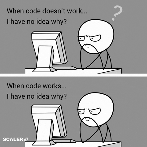 Coder wondering why his code works or not