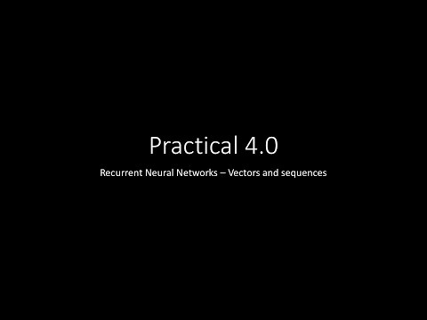 Practical 4.0 - RNN, vec and seq