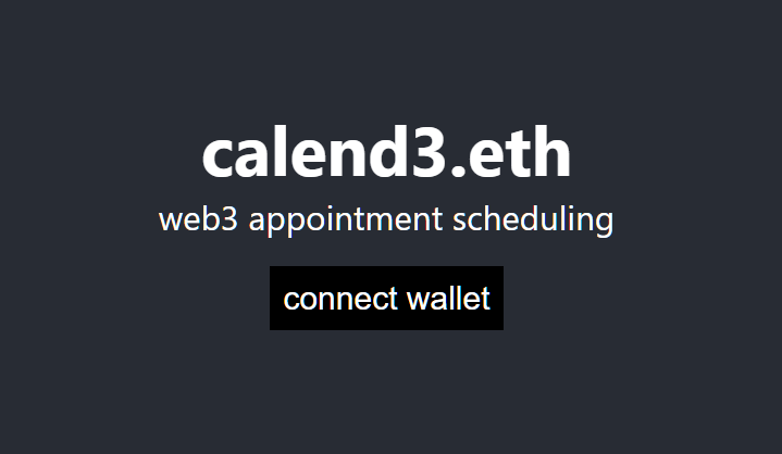 connect wallet screen