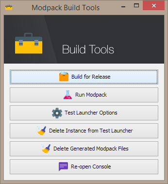 Build Tools GUI