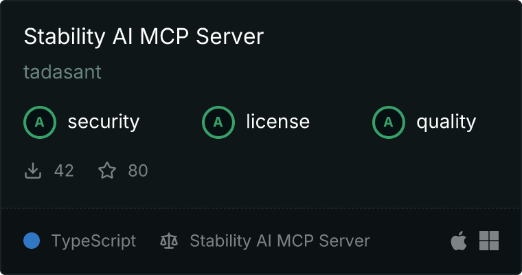 Stability AI Server MCP server