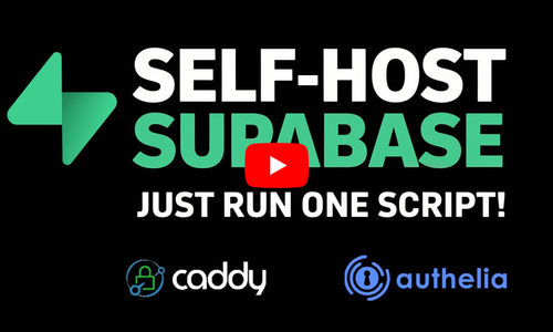 Self-Host Supabase with 2FA and Caddy