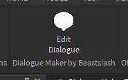 The Edit Dialogue button