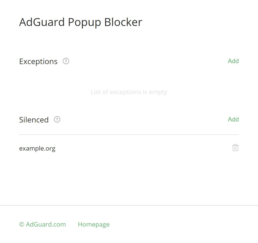 popup blocker