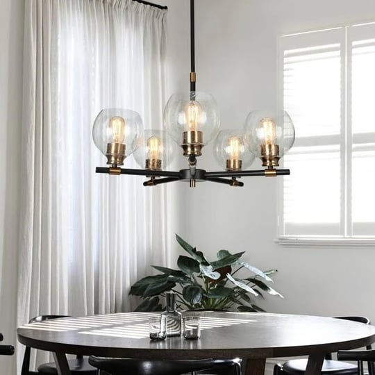 mid-century-modern-5-lights-chandeliers-marsie-orb-glass-upwards-ceiling-lights-wheel-black-with-gol-1