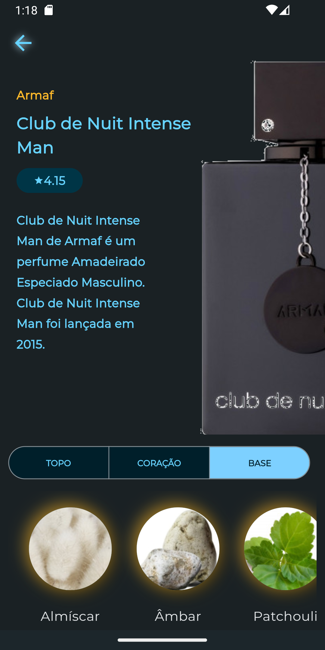 Perfume Masculino Dark Theme