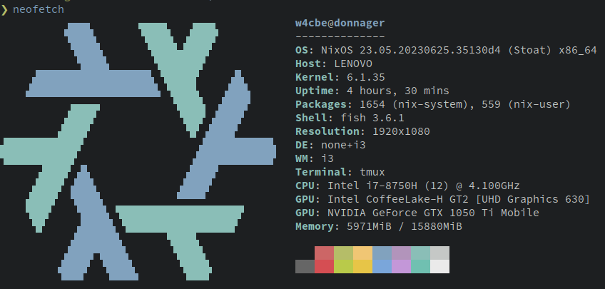 neofetch screenshot