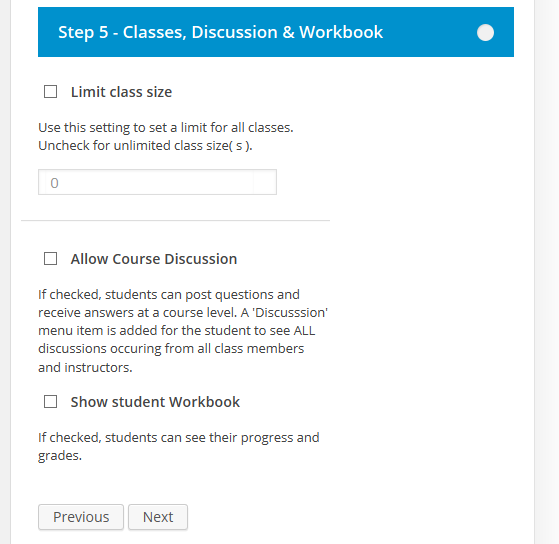 CoursePress - New Course - Classes, Discussion and Workbooks