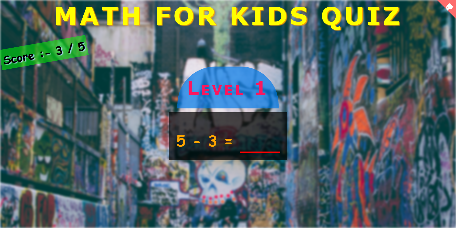 GitHub - deadcoder0904/math-for-kids-quiz: Math Quiz App for 4-5 year ...