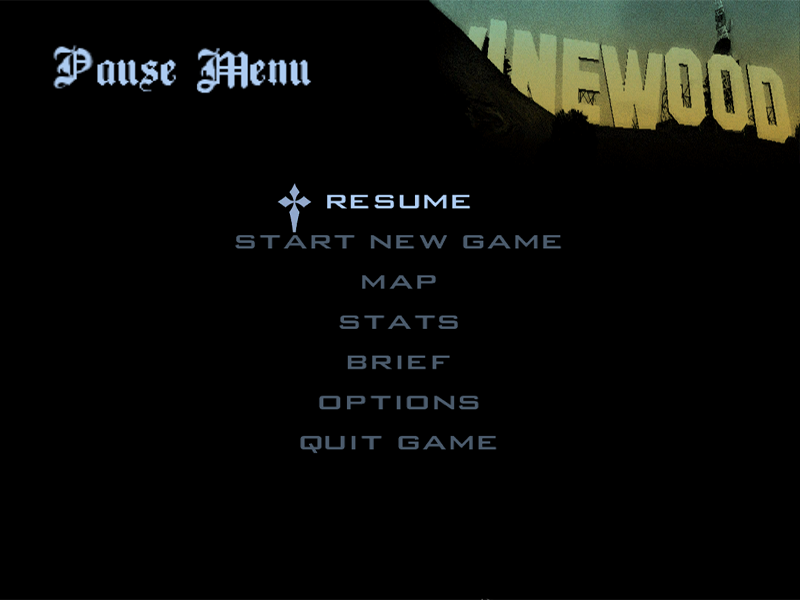 Pause Menu