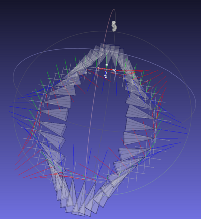 misplaced cameras in meshlab