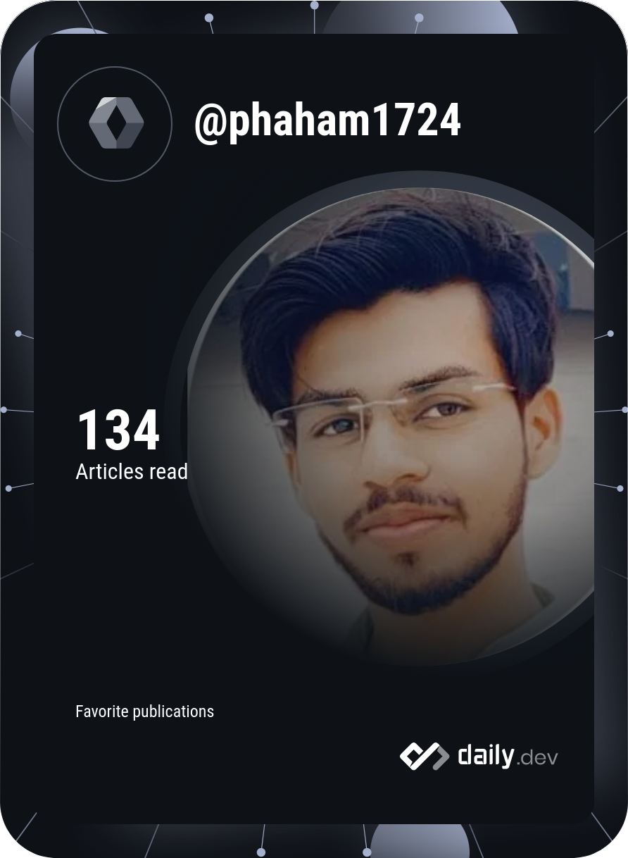 Phaham's Dev Card