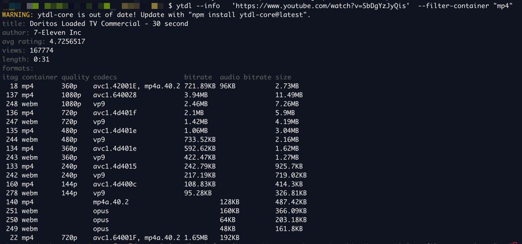 filter-tontainer issue example