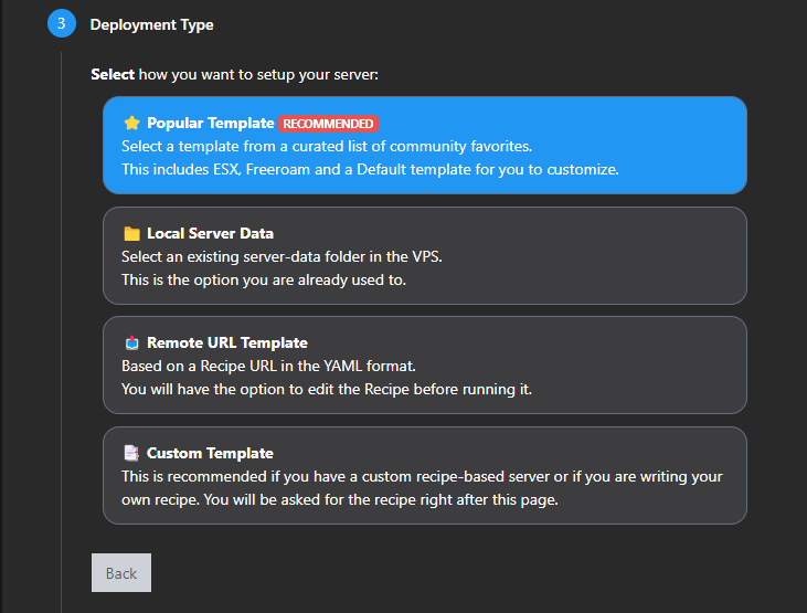 Choosing a deployment type