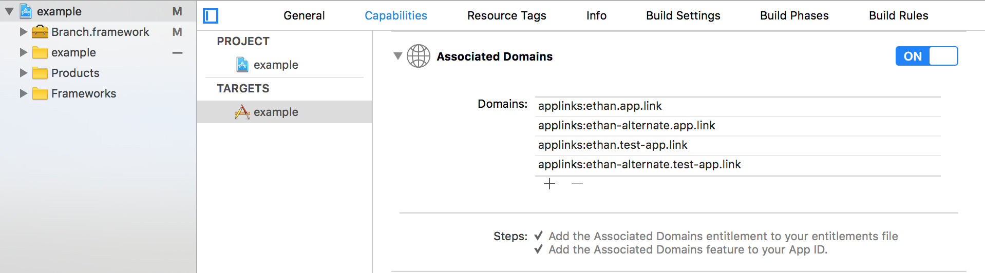 Associated domains