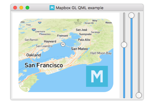 Mapbox Qt QML example