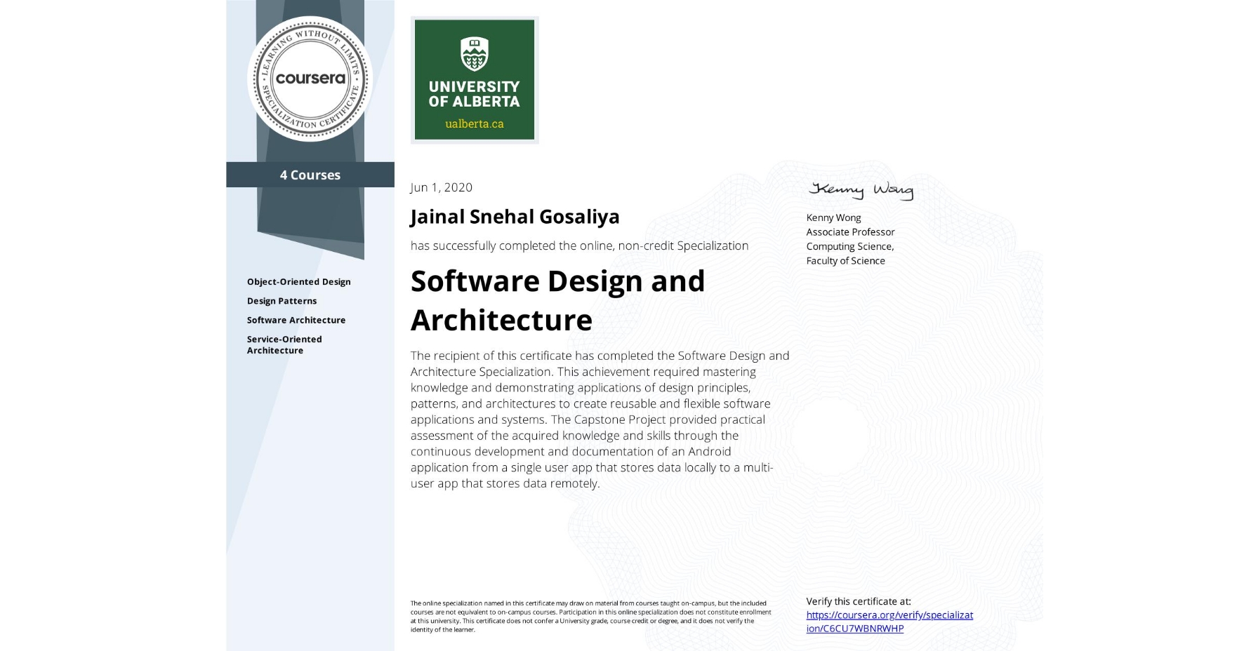 Software Design and Architecture