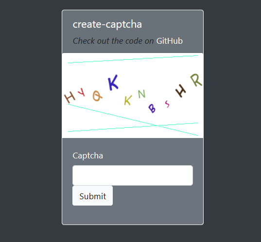 GitHub - SoftIcePink/create-captcha: This web app is an example of how ...