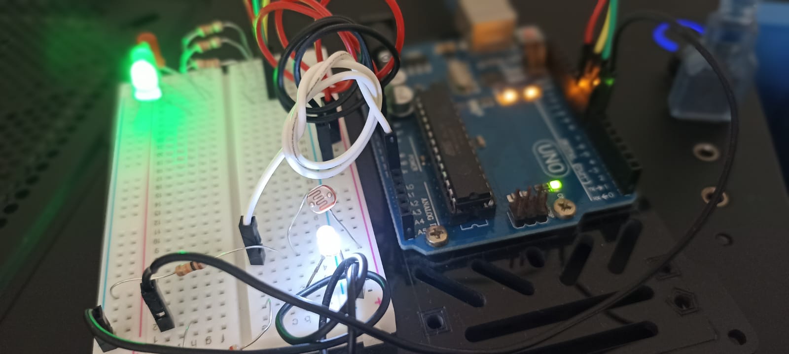 Hardware do protótipo com Arduino UNO R3