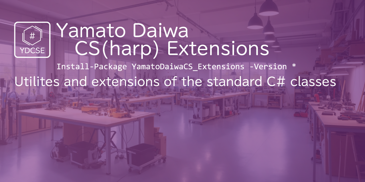 Hero image of "Yamato Daiwa CS(sharp) Extensions" library