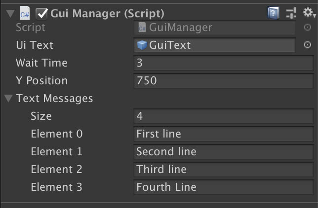 GuiManager Settings