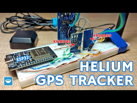 Helium based DIY GPS vehicle tracker with RYS8839 and RYLR993 and ESP32