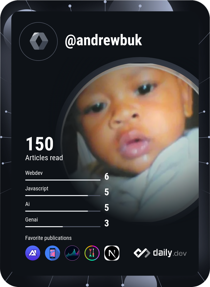 Andrew B's Dev Card