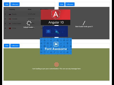 Angular spinner example