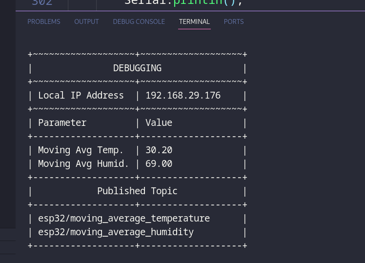 Serial monitor