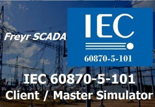 IEC 60870-5 part 101 Protocol Client Master Simulator
