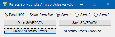 Picross R2 Amiibo Unlocker