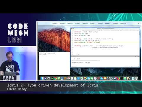 Idris 2: Type-driven Development of Idris (Code Mesh LDN 18)
