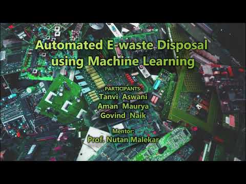 Automated E-waste Disposal using Machine Learning (E- Scrapper)