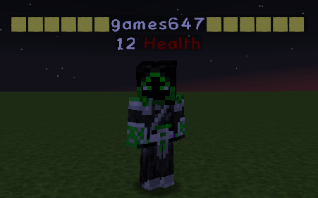 Player healthbar