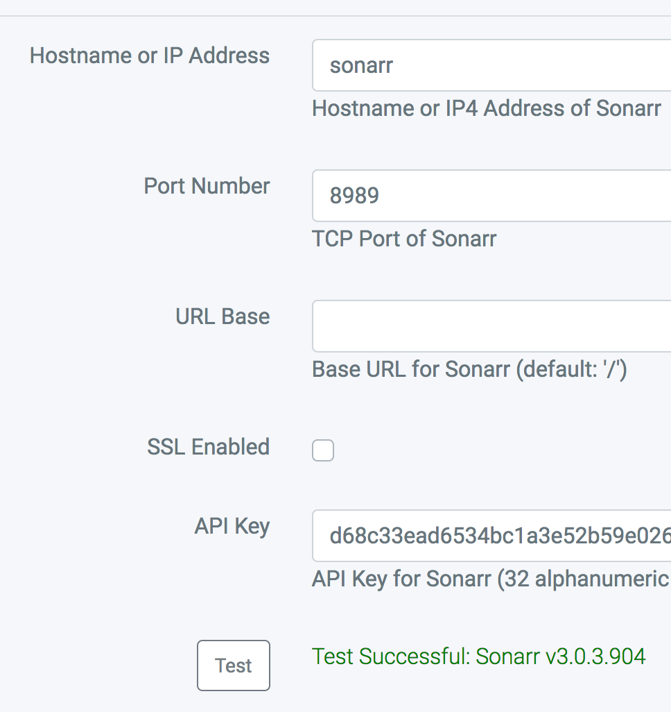 Configure with container name