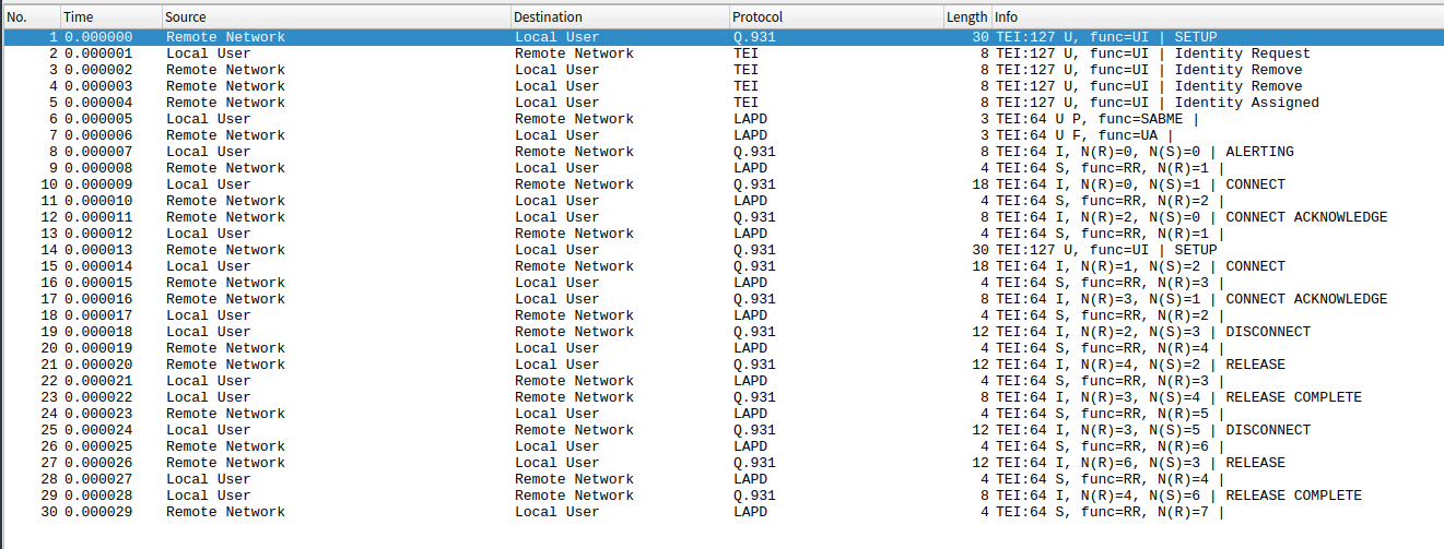 Wireshark screenshot