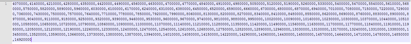 Extra EXP table for level 255