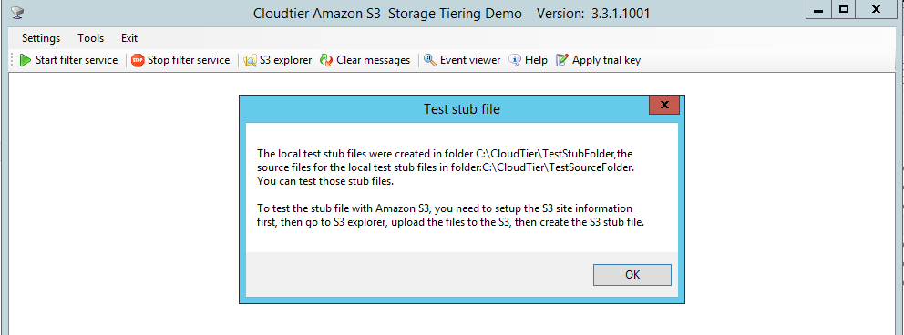 CloudTier S3 Demo