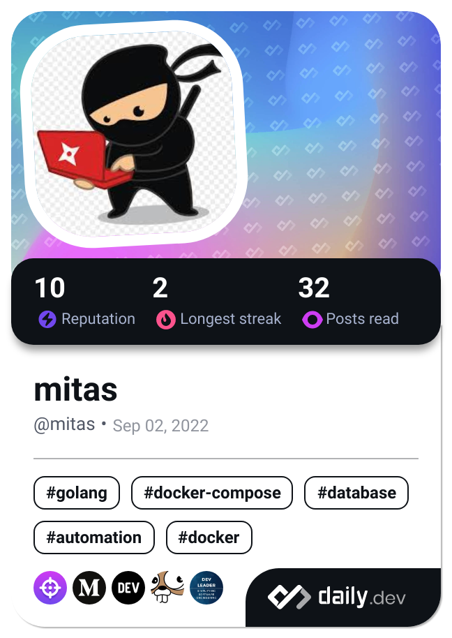 mitas's Dev Card