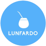 Logo de Lunfardo mostrando un mate argentino