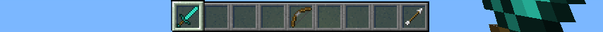 Minecraft's hotbar