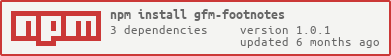 npm badge