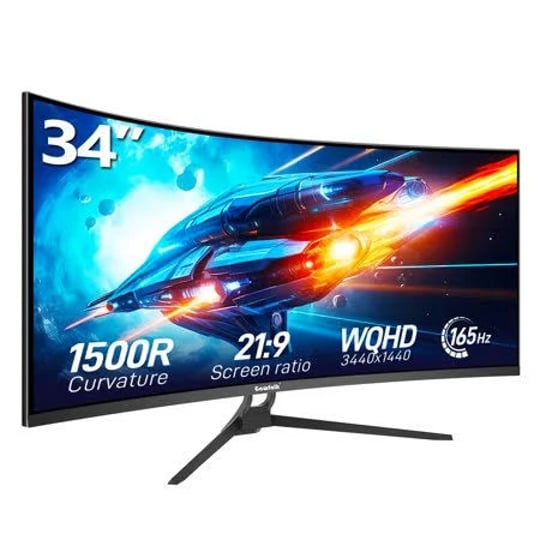 gawfolk-34-inch-curved-gaming-monitor-165hz-ultrawide-wqhd-3440x1440-screen-pc-computer-1500r21-9-si-1