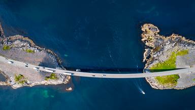 Storseisundet Bridge, Atlantic Ocean Road, Norway (© Morten Falch Sortland/Getty Images)