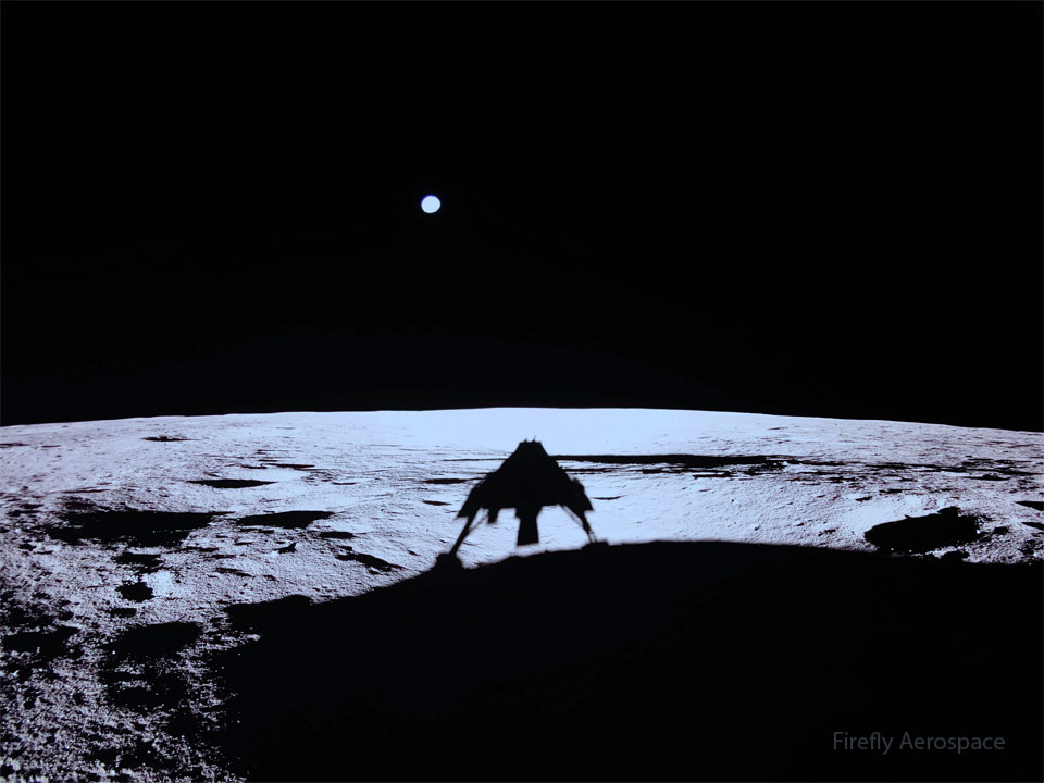 2025-03-03 Blue Ghost on the Moon NASA