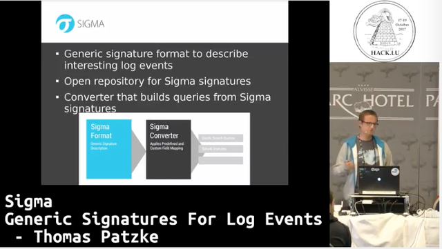 Sigma - Generic Signatures for Log Events