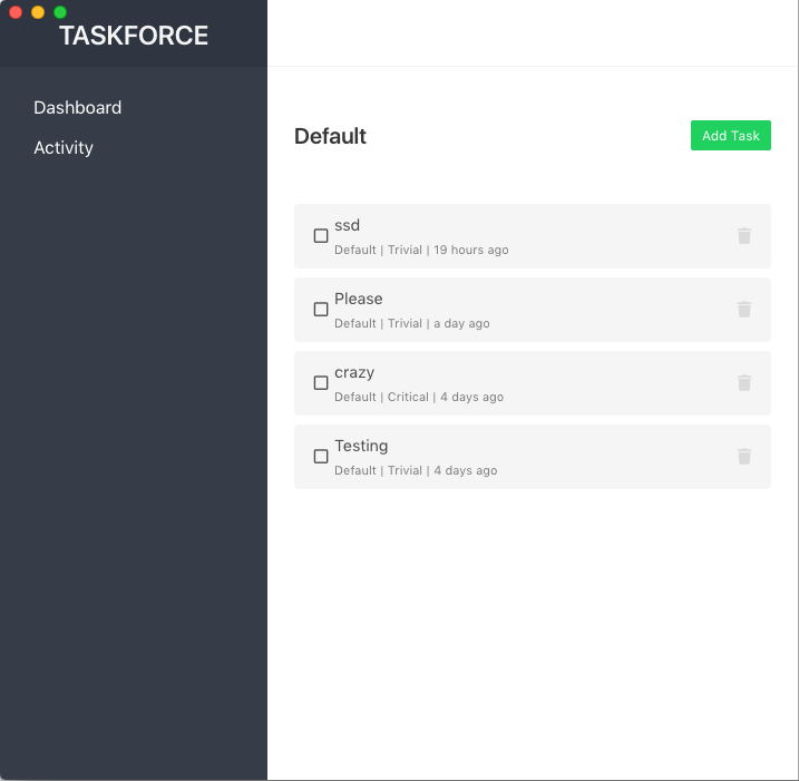 TaskForce Screenshot