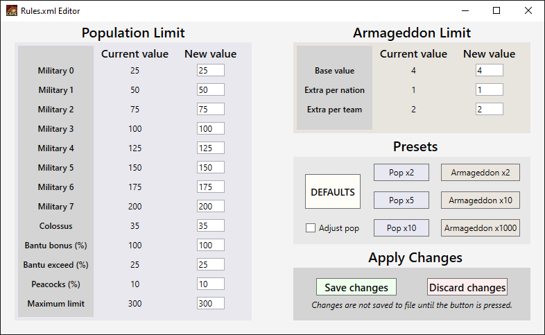 A screenshot showing v0.3.1 of the Rules.xml Editor plugin